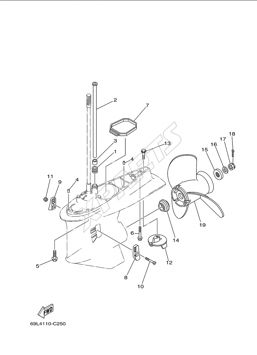 LOWER CASING DRIVE 2